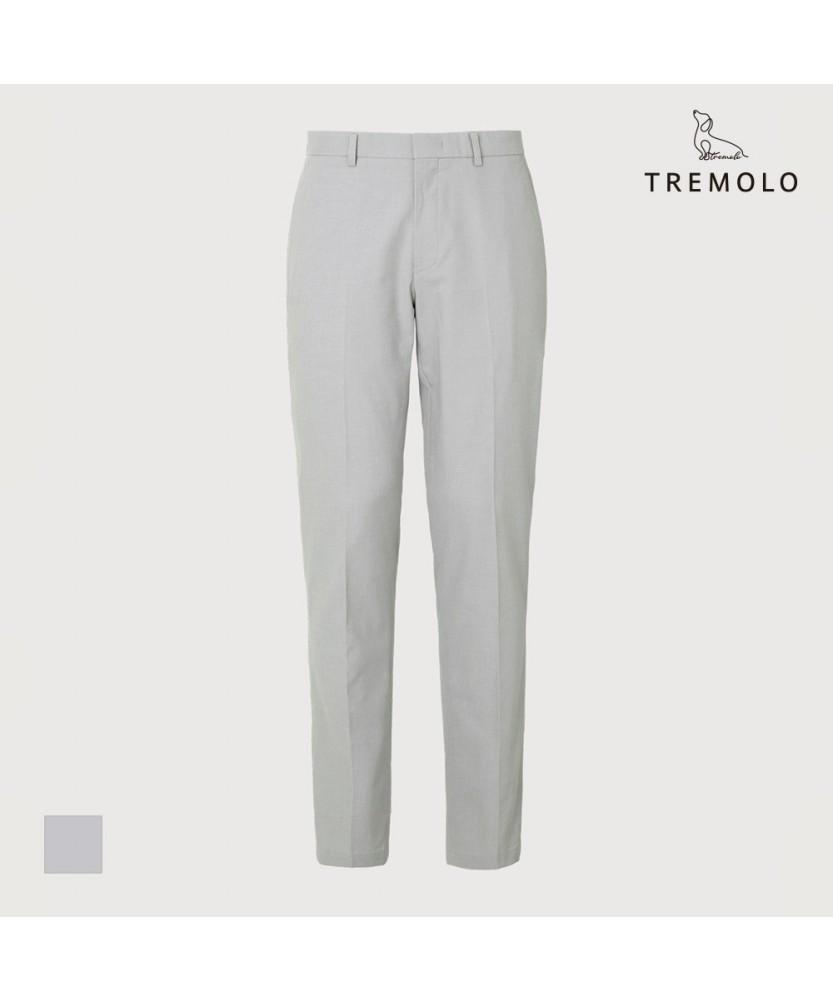 TREMOLO Solid Elastic Cotton Pants_Trndl3M3146