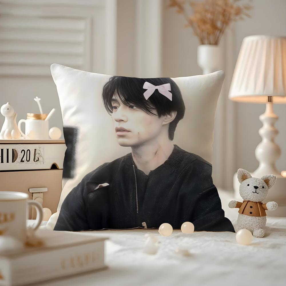 Lee Dongwook Actor Cushion Cover Pattern Printed Pillowcase For Living Room Sofa Cushion Cover & Bedroom Decor