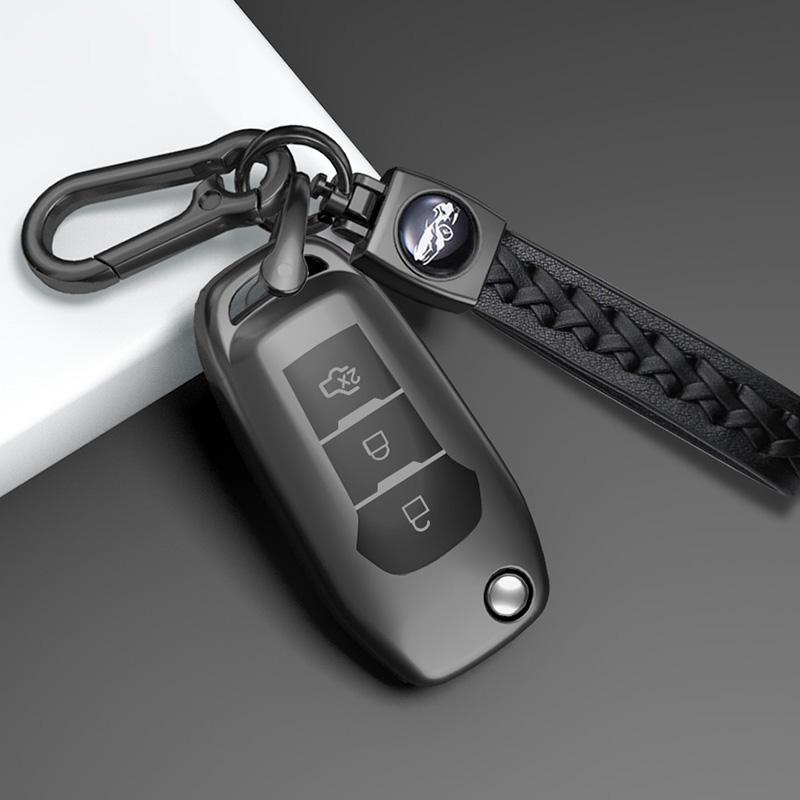 For Ford Focus 3 4 St Mondeo 5 Mk5 Mustang F-150 Explorer Edge Fiesta Kuga Mk3 4 Tpu Car Remote Key Case Cover Holder