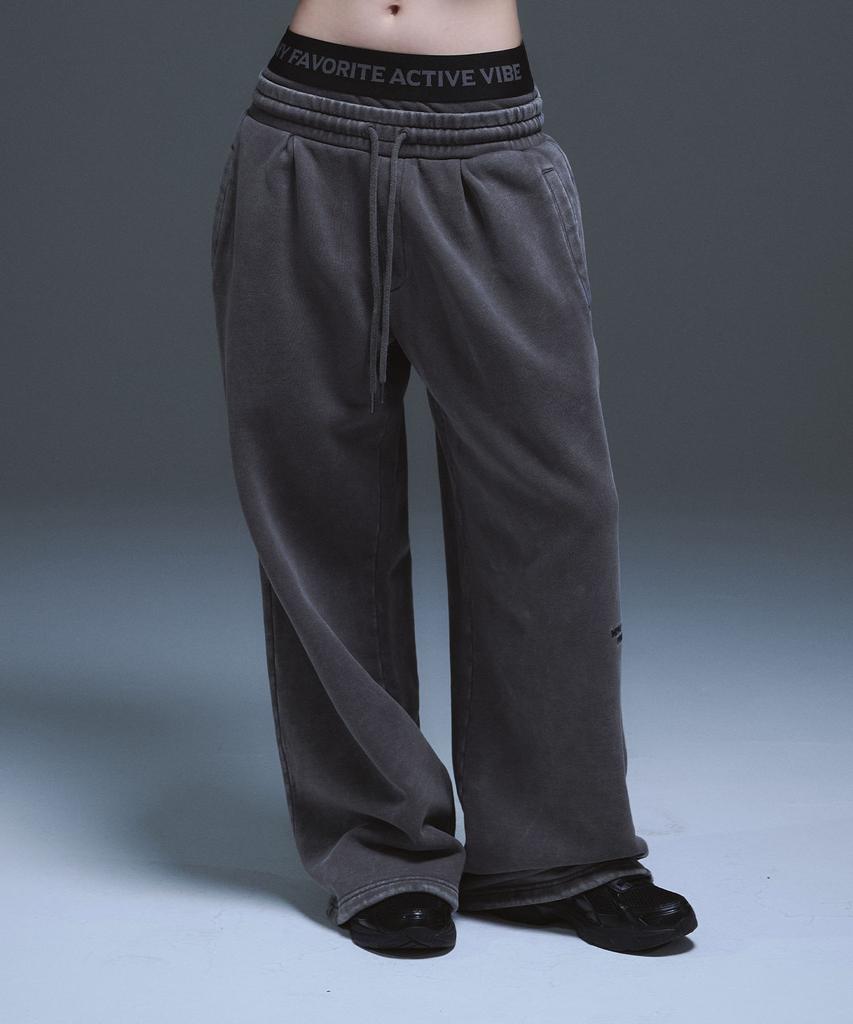 Empebeu Patched Out Pigment Sweatpants Charcoal