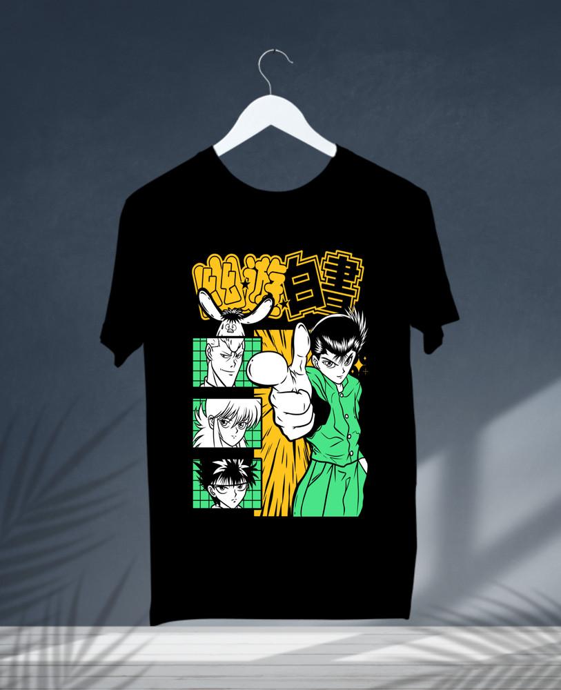 

yu yu hakusho tshirt,yusuke,hiel,kuwabara,2023 kurama anime tshirt Tee ALL SIZES 4XL
