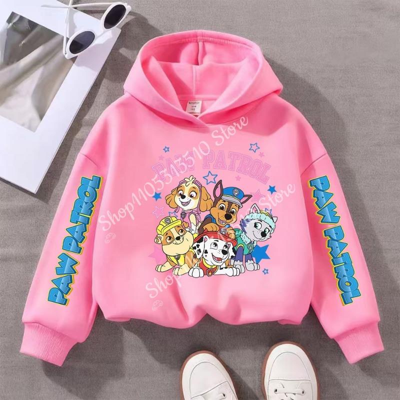 PAW Patrols Kids Sweatshirt Cartoon Chase Skye Printed Hoodie Trendy Long Sleeve Hoodies Girls Tops Clothing Boys Clothes Gifts