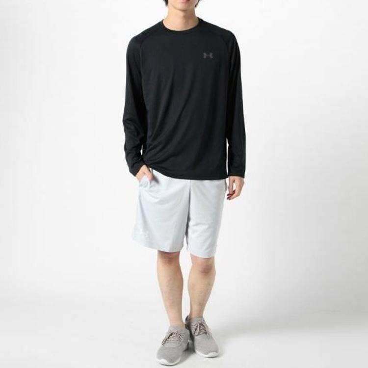 Under Armour T-Shirts Men's Black Crew Neck Moderate Unisex 1358562-001