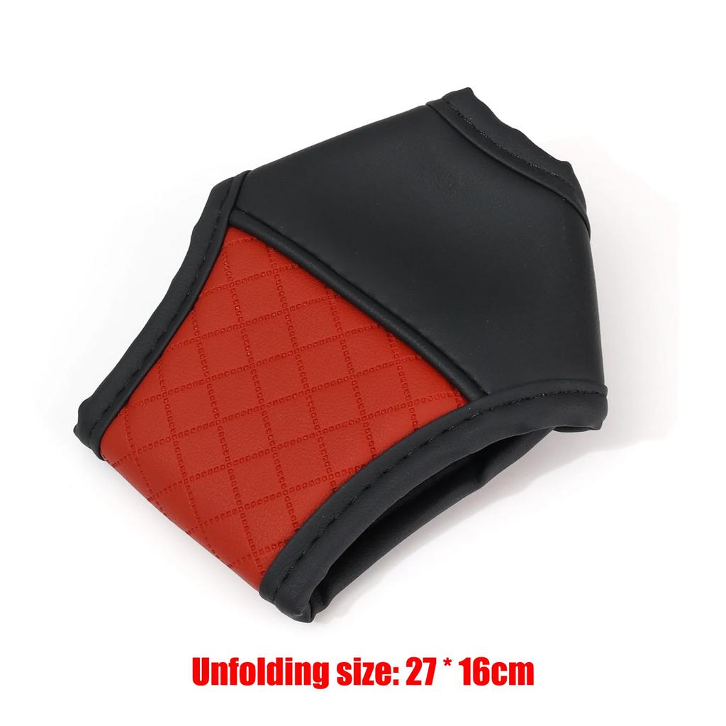 Leder Schalthebelmanschette Automatikgetriebe Seitenwählhebelabdeckung Reparatur abgenutzter Schalthebelmanschetten DIY Auto Innenraum für Auto SUV/LKW