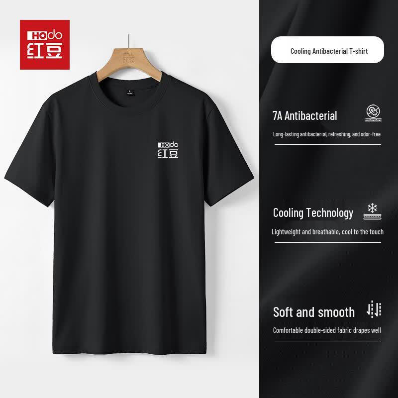 Hodo Men s Ice-Feel Antibacterial T-Shirt L