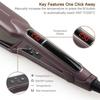 Hair Straightener with Electrolytic Technology Aluminum Plates Precision Temperature Control for Smooth Hair