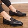 Spring & Autumn Men's Retro Tassel Leather Shoes - British Style, Formal Business Trend