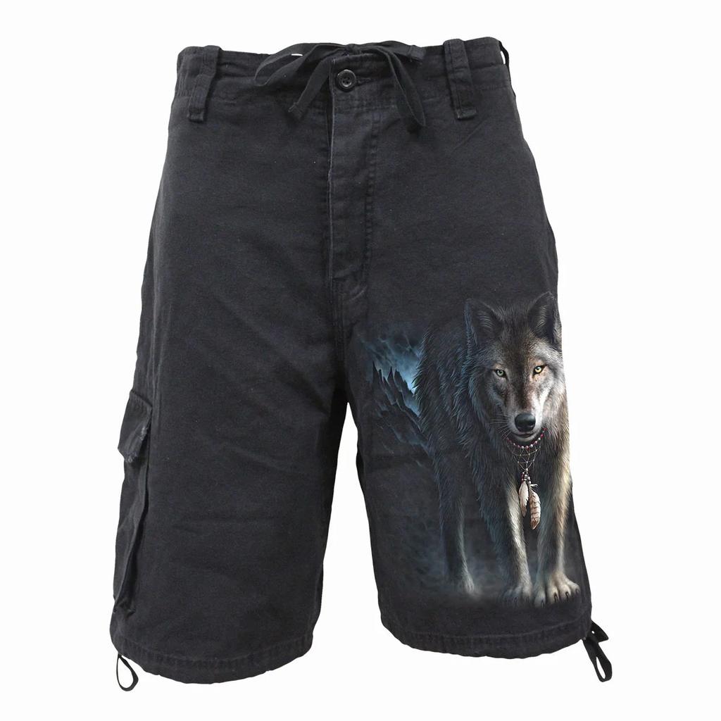 Spiral Direct Unisex Adult From Darkness Vintage Cargo Shorts