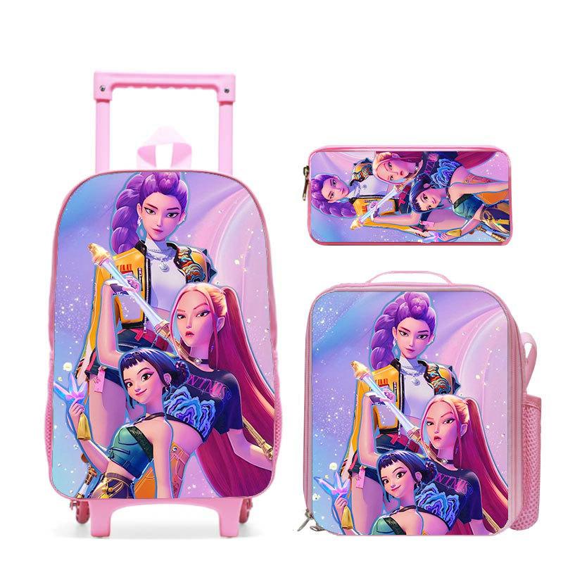 Kpop Witch Hunter Girl Group Schoolbag High Definition Printing Casual Crossing Border Lightweight Tie Rod Backpack One Piece Hair