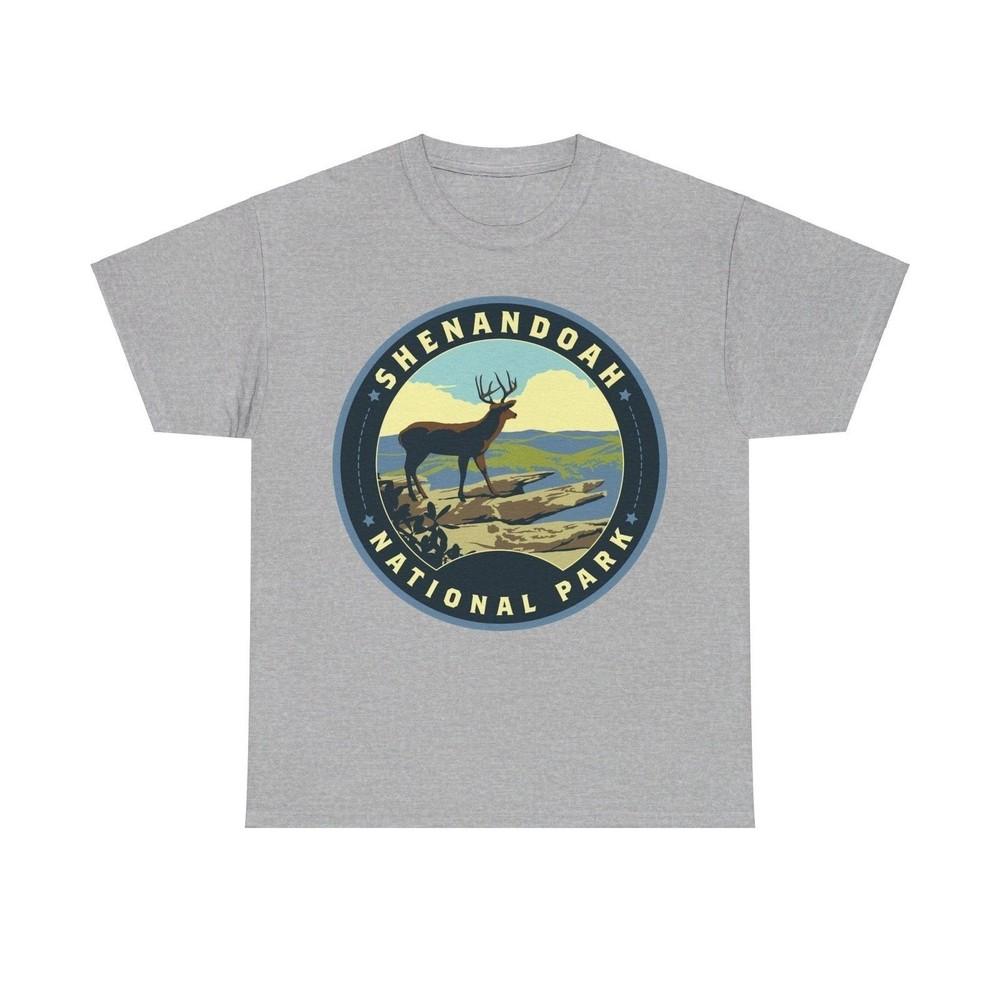 

Shenandoah National Park Virginia Round Logo T-shirt L