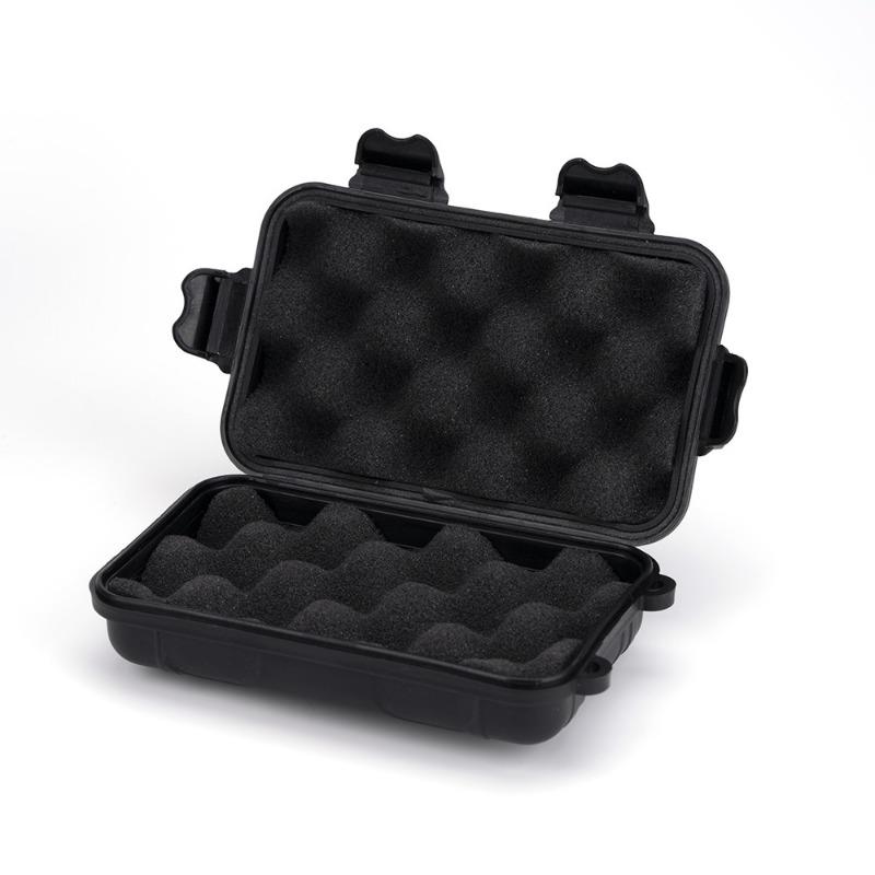 Waterproof Tool Box Car Portable Safe Built-in Sponge Cushion Storage Box Key Valuables Storage Box Anti-theft Safe