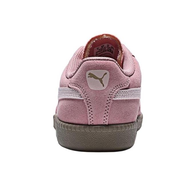 Puma 9-T Wildleder Bequeme Vielseitige Low-Top Freizeitschuhe Damen Sneaker Rosa 406756-02