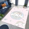 Cinnamoroll Anime Cartoon Design Chair Mat Non-Slip Carpet for Office Home Decoration Living Room Bedroom Game Room Dormitory Gift All Seasons.E047