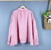 Special Spring Spring Cotton and Linen Japanese Shirt Women's Long Sleeve Pure Color Literary Korean Version High Quality Versatile Women's Top