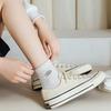 Women's Spring and Summer Embroidered Thin and Versatile Pure Cotton Short Socks