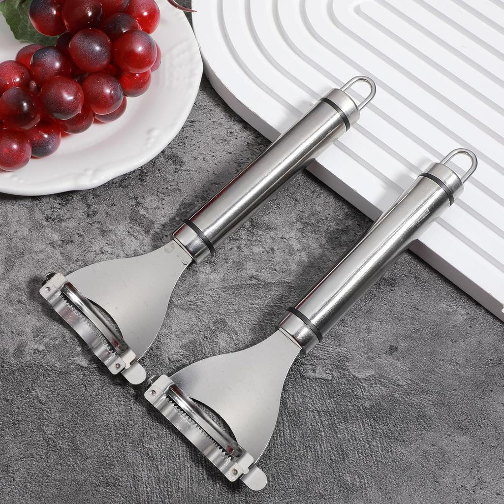 2Pcs Corn Planer Cutter Thresher Peeler, Corn Thresher Cob Stripper Tool Stainless Steel Corns Threshers Cob Remover Tools Cobs Remover Tool for