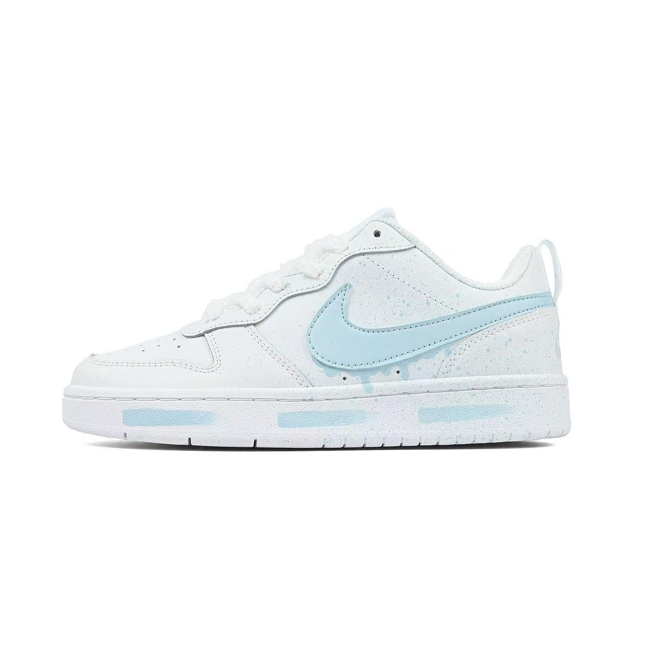 

Nike Court Borough Blue Grape Water Repellent Cushioning, Wear Resistant Skateboard Shoes Unisex Blue BQ5448-100(team1670-) 35.5