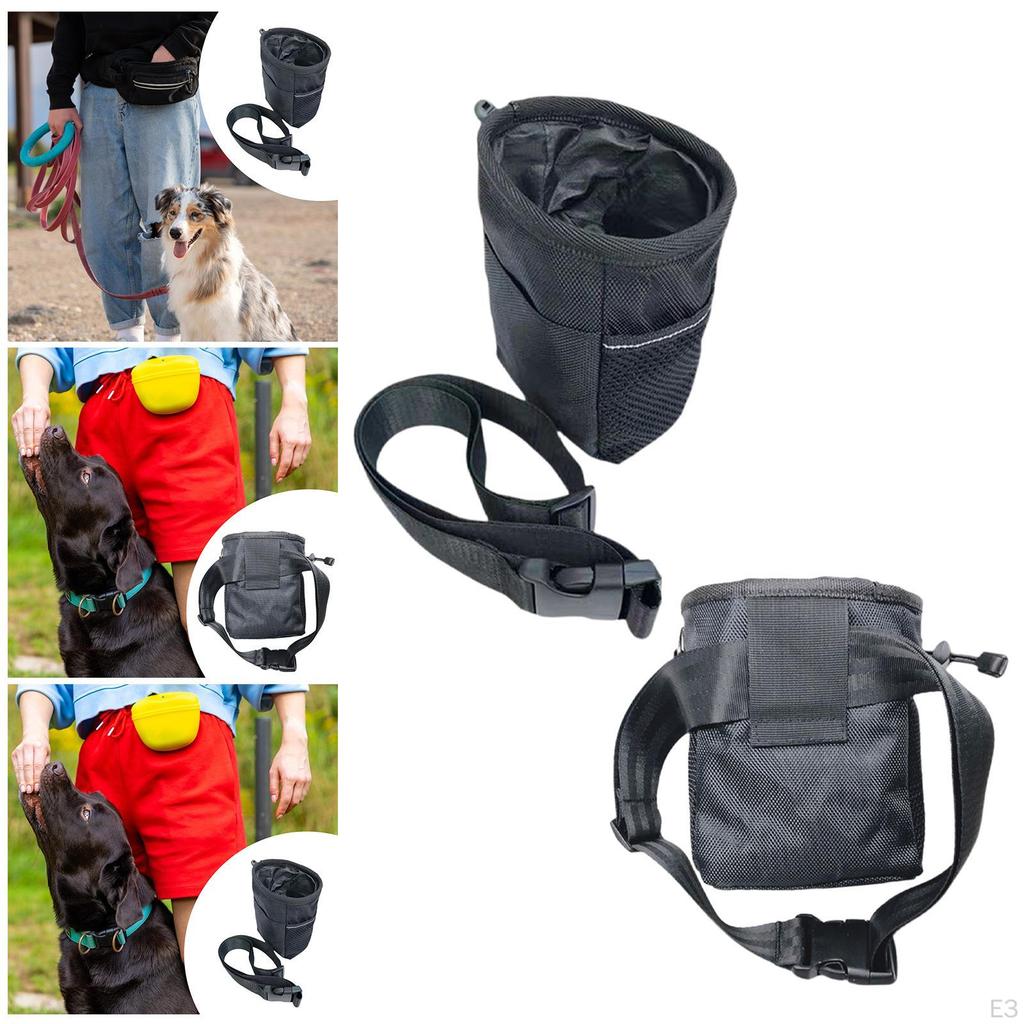 Dog Training Treat Pouch Kibble Carrier Compact Walking Waist Bag Portable for Pet Snack