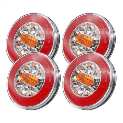 1/2/4 pezzi LED 12-24V fanale posteriore per camion coda dinamica segnale di retromarcia lampada freno posteriore luce di arresto per rimorchio per auto camion camper bus