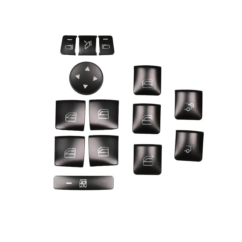 Car Interior Armrest Door Window Switch Button Cover Trim For Benz A B C E G Class W176 W204 W212 W166 X204 W218 X156 W463 CLA