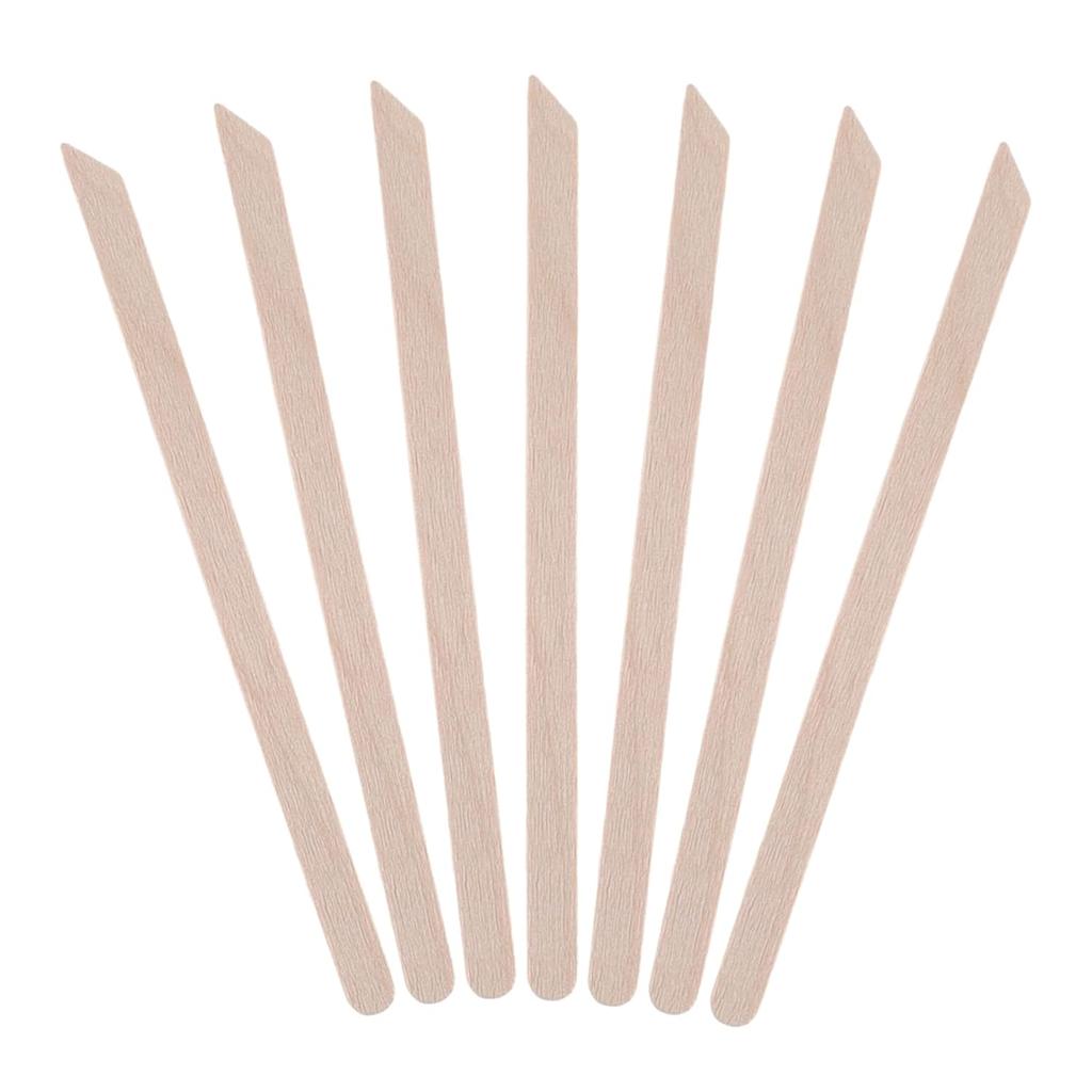 200pcs Small Wood Waxing Stick,Small Popsicle Sticks,Eyebrow Wax Sticks for Body Hair Removal Applicator,Paint Stirrer, Art Projects and Craft Wood