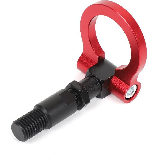 Daeiclru Rear Tow Towing Hook Compatible with Chevrolet Corvette C8 2020-2025, Rear Bumper Trailer Ring Tail Towing Tow Hook Trailer Hitch