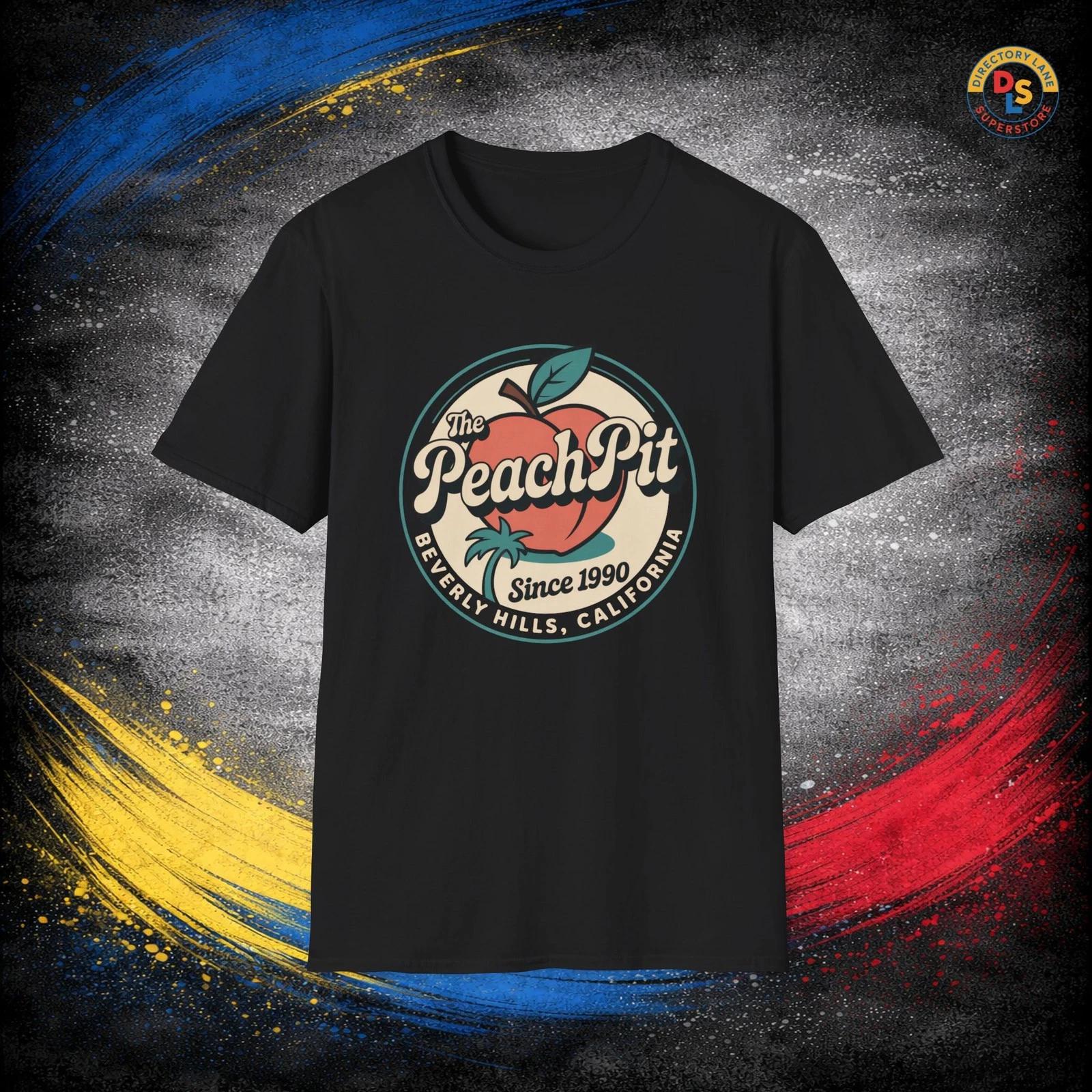 Футболка The Peach Pit из сериала Беверли-Хиллз 90210 Унисекс Мягкий хлопок XL