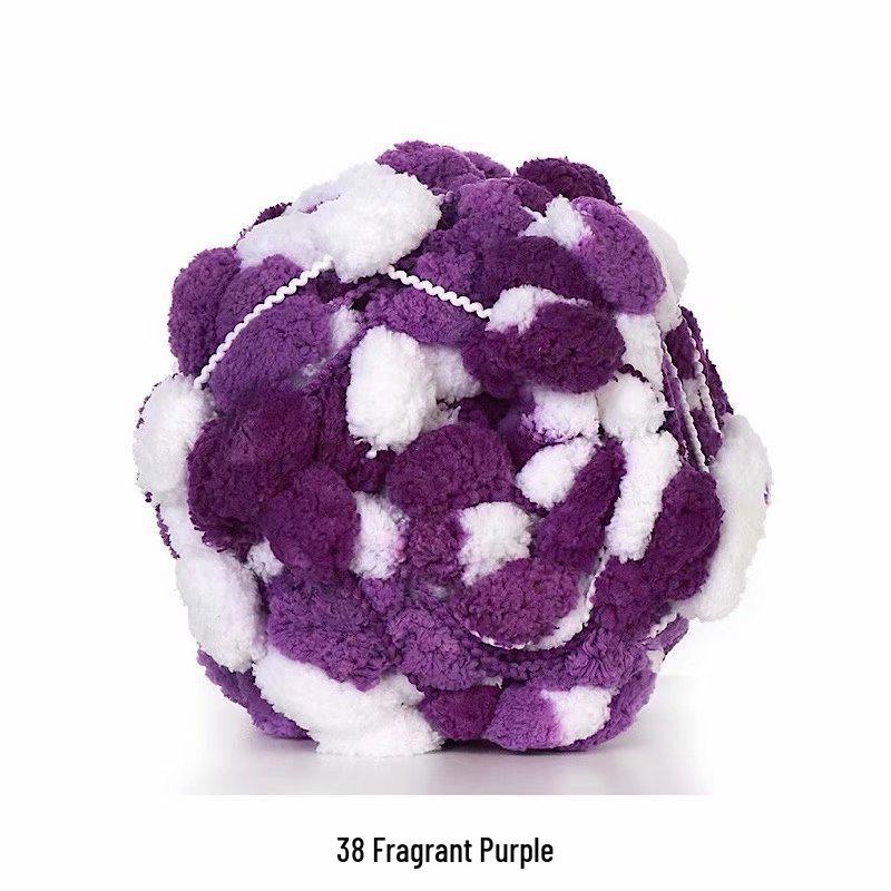 Bean Bean Hand-Knitted Thick Yarn Ball for DIY Projects: Large Ball for Carpets, Cushions, and Woven Blankets