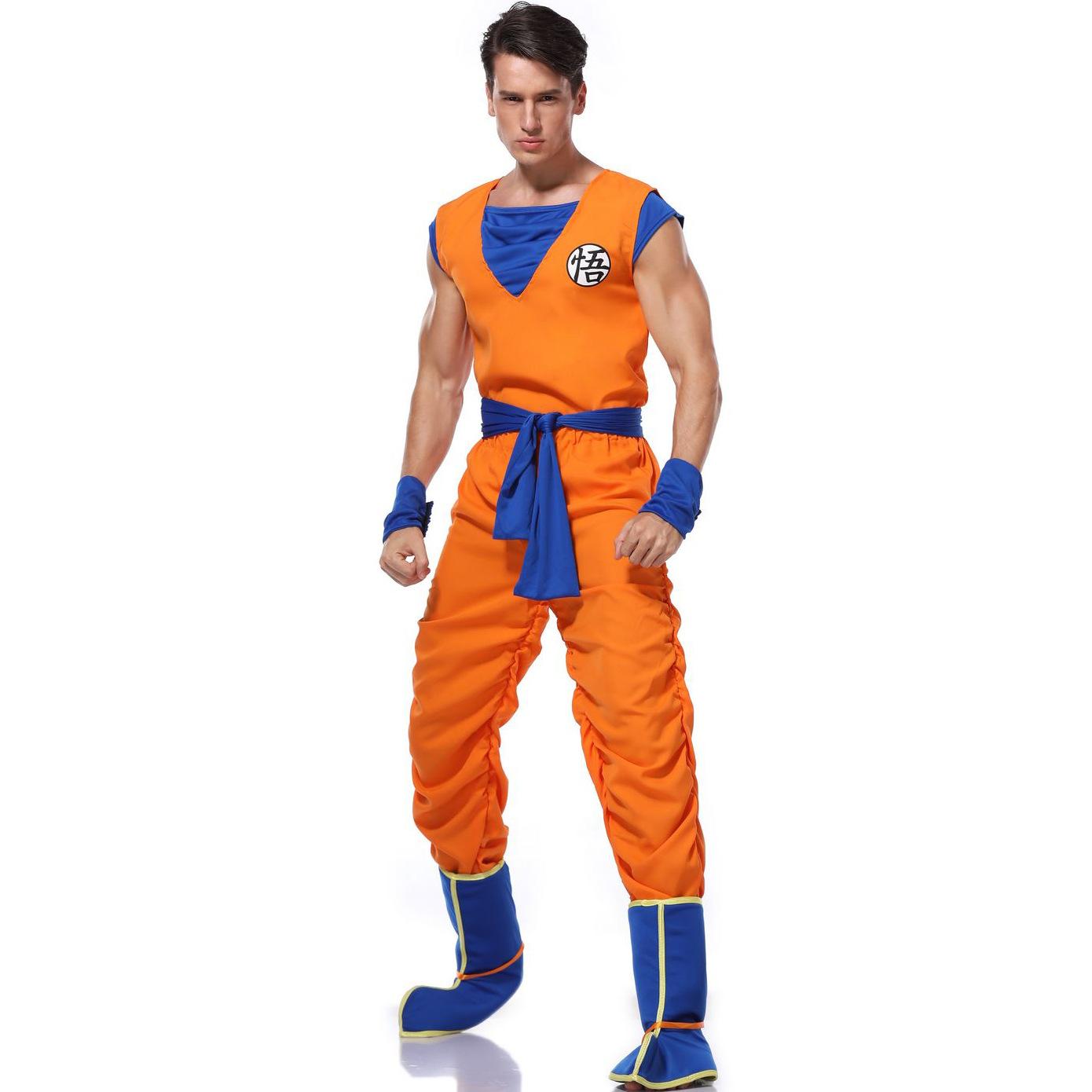Costume Cosplay Halloween Super Saiyan Cosplay Cosplay Combinaisons Hommes Adultes Costumes Carnaval Halloween XL