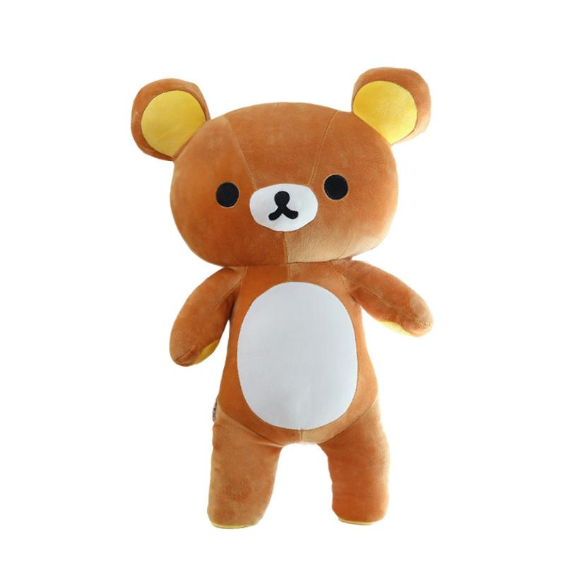 

Плюшевая игрушка Рилаккума Милая мягкая кукла Украшение комнаты Детский подарок на день рождения Рождество Bare Bear,35CM/13.78in