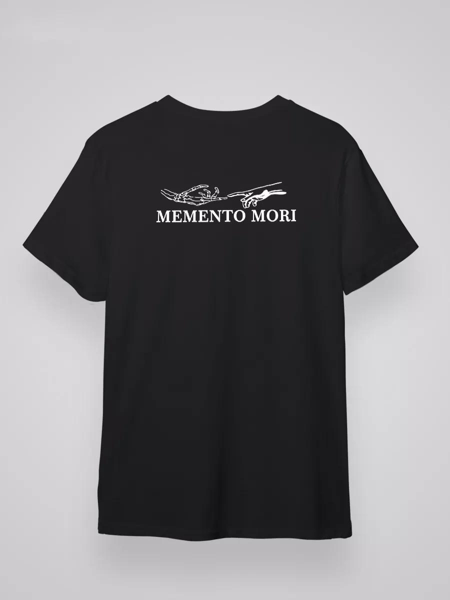 

T-shirt with print on back memento mori 3XL