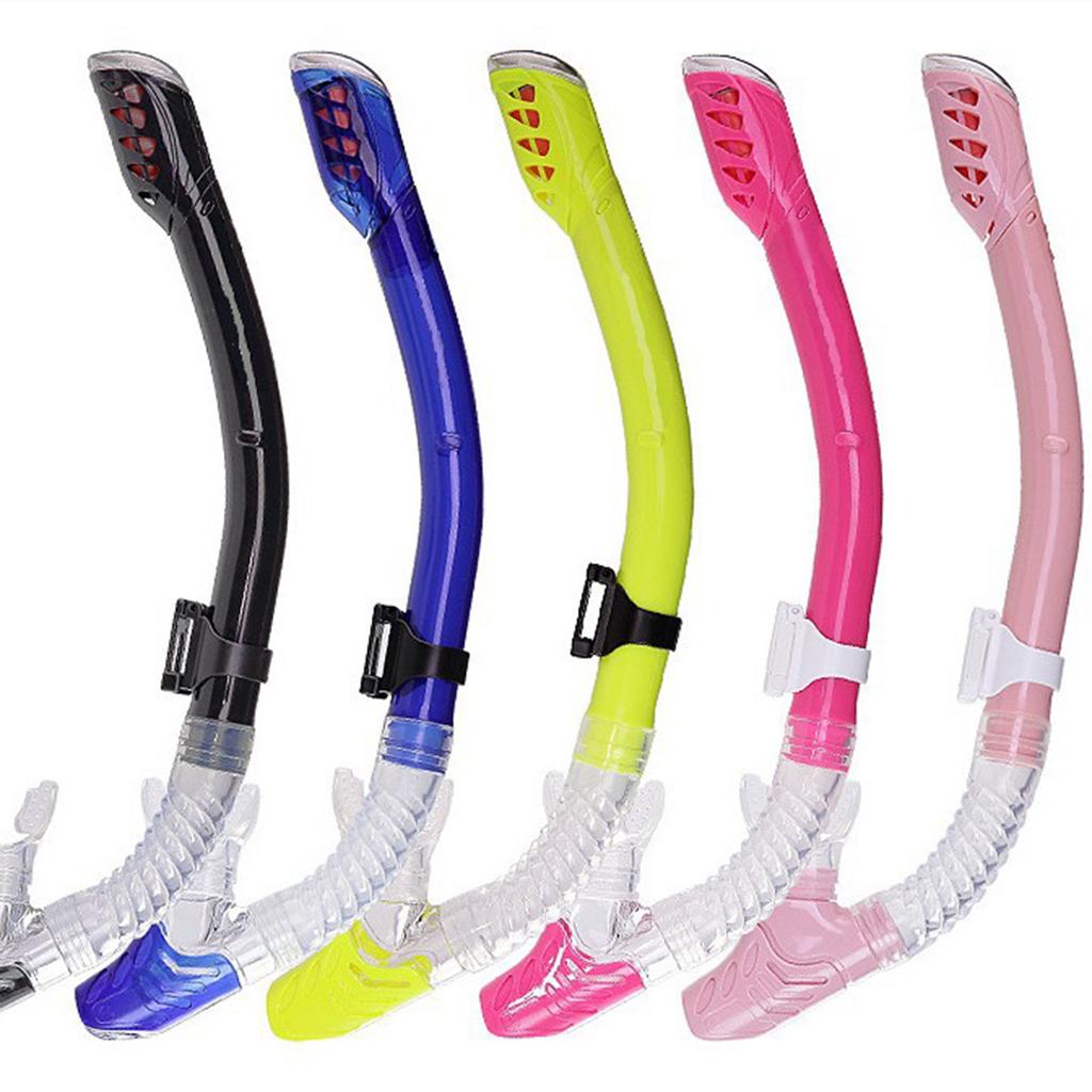 Adults Snorkels Diving Tube Swimming Breathing Tube Equipment Swimming Snorkels for Diving Mouthpiece Training Snorkels