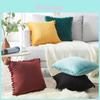Beautifully Designed Soft Velvet Pom-poms Cushion Cover For Cozy Living Spaces