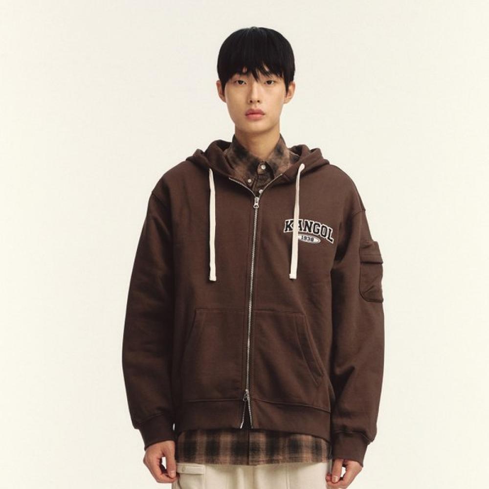 

Kangol College Varsity Zip Up Brown 5132 XL