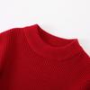 Girls Clothing Spring Autumn Baby Round Neck Sweater Children Fashion Cute Long Sleeved Fur Ball Knitting Shirt Solid Color Tops