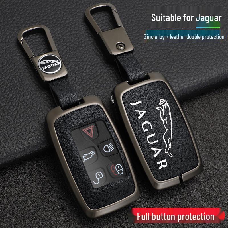 Jaguar Key Case for XFL, XEL, F-Pace, F-Type, XF, XE, XJ, E-Pace Models