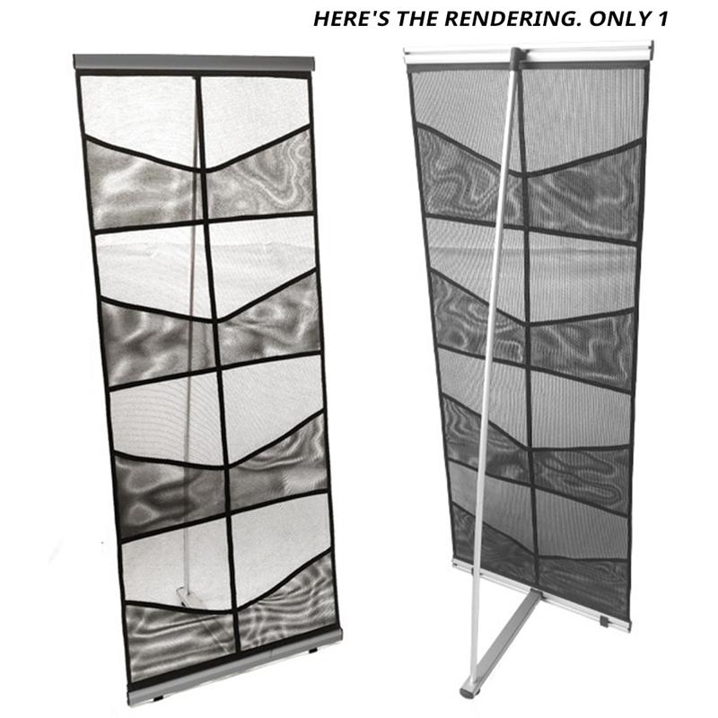 Guter vertikaler Prospektständer Gitter Prospektständer Tragbarer Prospektständer für Messen und Einzelhandelsgeschäfte