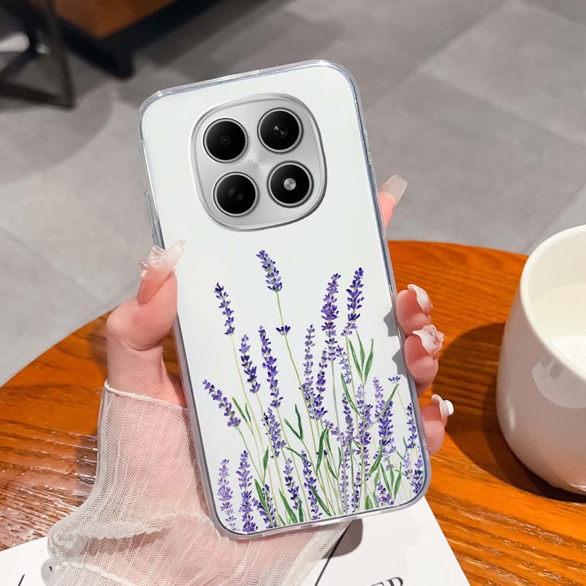 Suitable For Redmi Note 15 14 Pro 14S 15 15C A5 A1 Popular Creative Letters Patterns Phone Case Transparent Silicone Anti Slip Shell For Redmi Housing