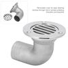Boat Bend Floor Drain 316 Stainless Steel Marine Water Draining Device Hardware Accessor