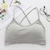 Reggiseno Sportivo Donna con Spalline Incrociate Reggiseno Sportivo Top Corto Yoga per Ombelico Top a Tubo Palestra Fitness Traspirante Bellezza Sexy Reggiseno Schiena