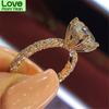 Trendy Fashionable Jewelry Finger Ring Graceful Crystal Stone Rhinestones Finger Ring Women Accessories Bride Wedding Occasion Party Event Bridal
