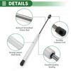 Motoforti Universal Lift Support Strut Gas Spring 15"/380mm 90lb/400N/40kg Silver Tone for Car Lid, Boat Hatch, Roof Window Lid, Bed Lifting