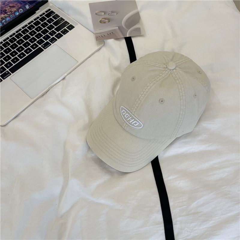 High Quality Hat Washed Cotton Cap Men and Women Couples Versatile Spring and Summer Letter Embroidery Soft Top Baseball Cap