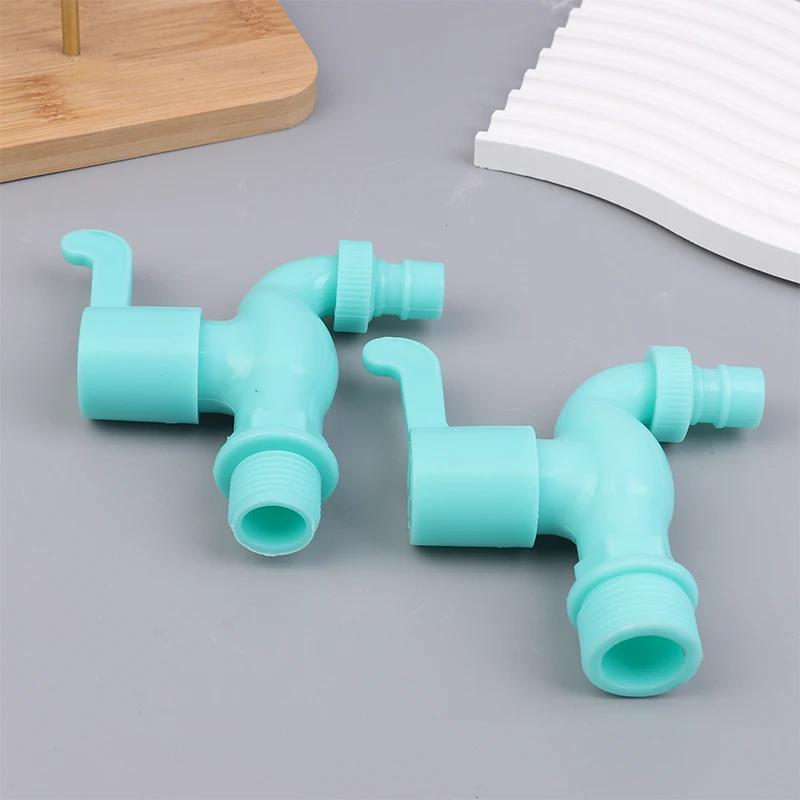Wall Mounted Washer Faucet 3/4" 1/2" Quick Connector Mop Pool Plastic Water Hose Faucet Garden Balcony Cooled Single Tap