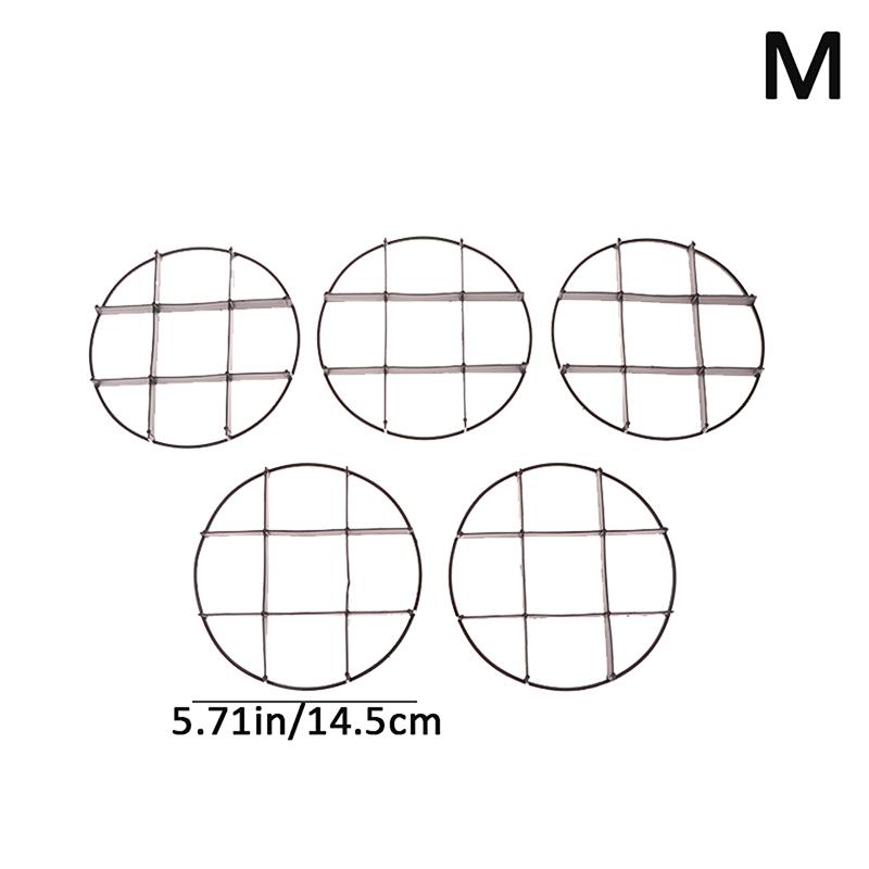 5Pcs Flower Pot Tray Anti Rot Root Plastic Saucer Bracket Drip Plant Flowerpot Tray Garden Flower Pot Hole Mesh Pad Supplies