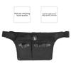 Multi Functional Portable Scissors Waist Bag Hair Clip Comb Hairdressing Tool Storage Bag Black(Black )