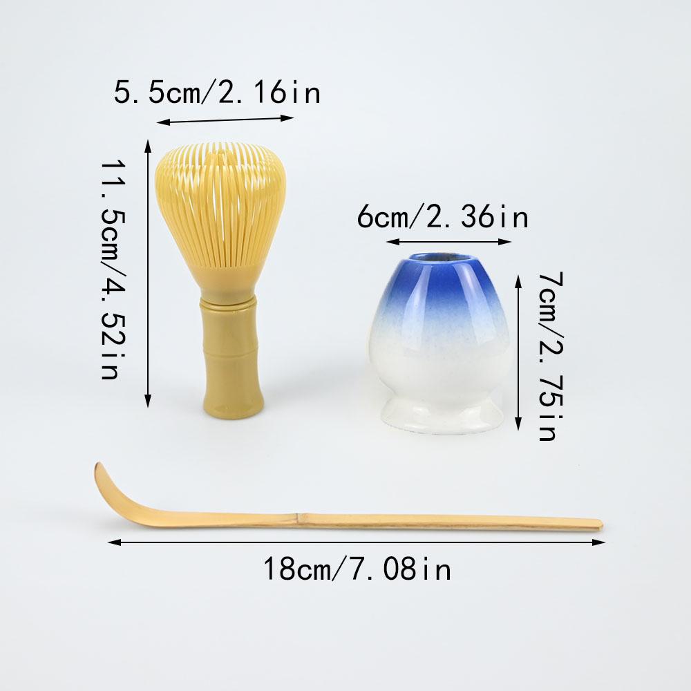 3PCS/Set Japanese-style Plastic Tea Whisk, Matcha Spoon, Tea Whisk Stand, Perfect Gift For Ceremony, Traditional Decoration
