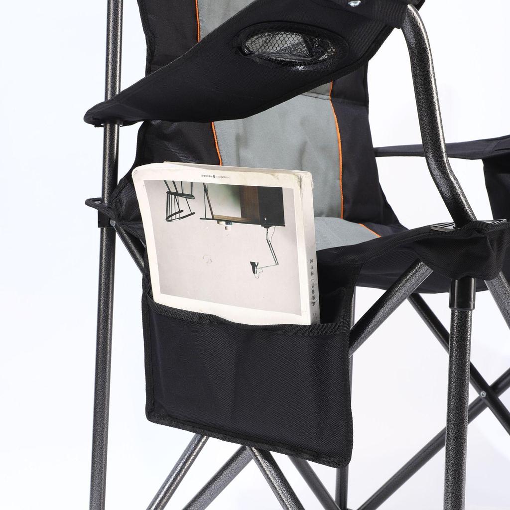 Adjustable Outdoor Folding Camping Chair with Armrests