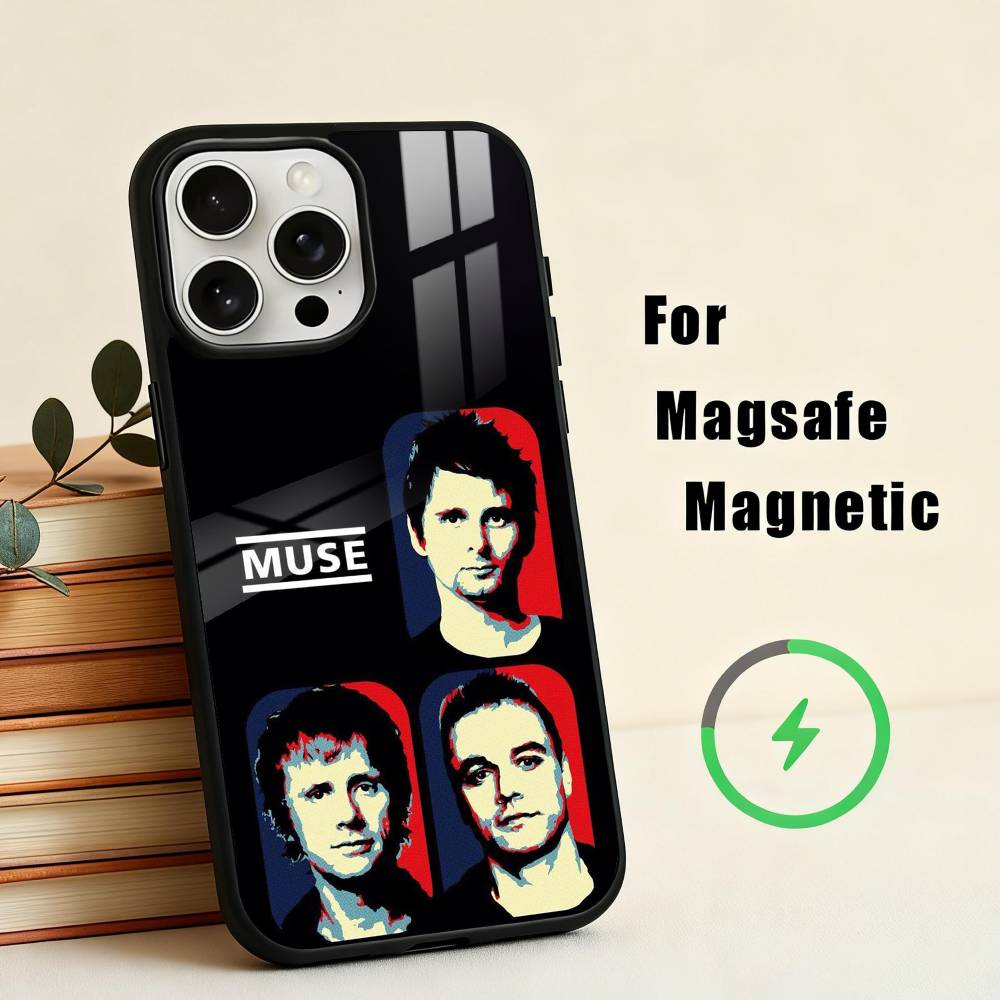 M-Muse B-Band Album   Phone Case For iPhone 17,16,15,14,13,12,Plus,Pro,Max for Magsafe Magnetic Wireless Charging