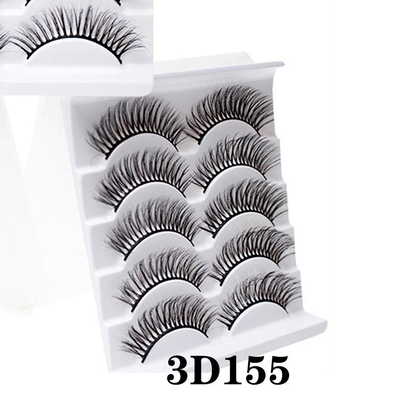 5 pares de cílios postiços maquiagem para mulheres cílios em massa extensão de cílios maquiagem maquiagem barata frete gr.. Extensões de cílios de beleza